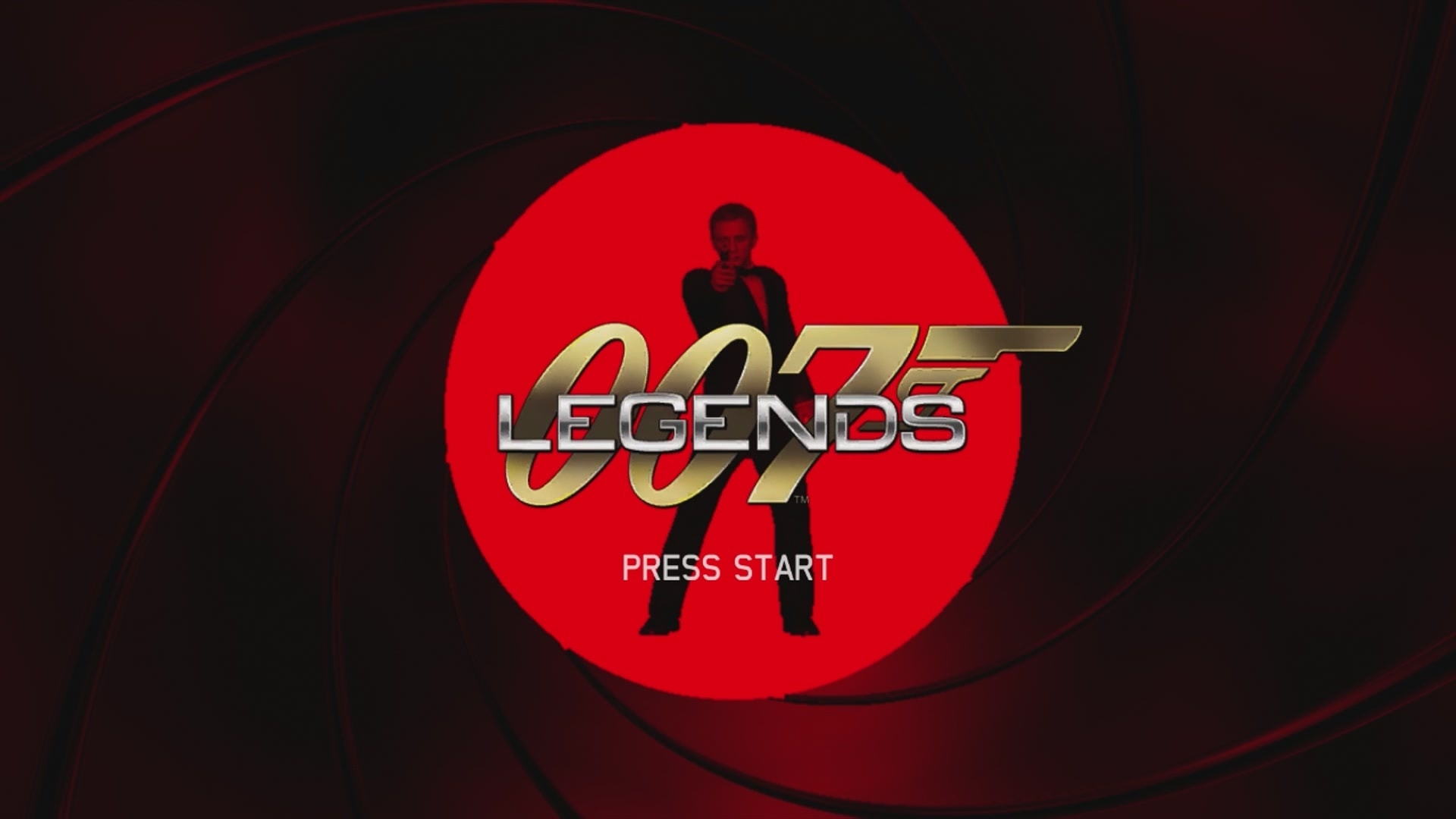007 Blood Stone title screen for Xbox 360